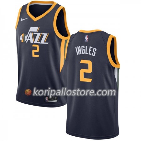 Utah Jazz Joe Ingles 2 Nike 2017-18 Navy Miesten Pelipaidat Swingman 